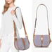 Michael Kors Jamie Large Suede Crossbody Messenger Lilac