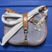 Michael Kors Jamie Large Suede Crossbody Messenger Lilac