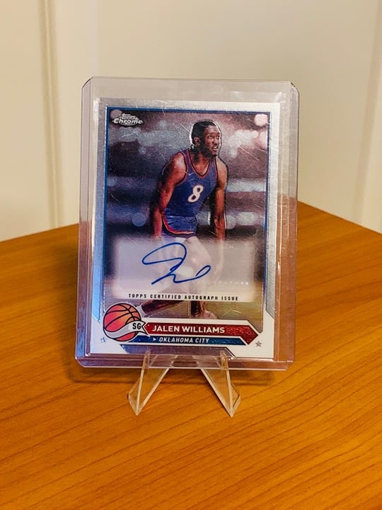 2023-24 Topps Chrome — Jalen Williams Autograph CG-JW