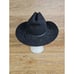 MHT Master Hatters Of Texas Rodeo Black Felt Coyote, Cowboy Hat Sz 6 5/8 (XS)