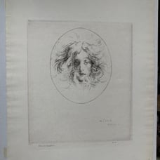 Original Signed Drypoint Etching by Arthur William Heintzelman (1891-1965)