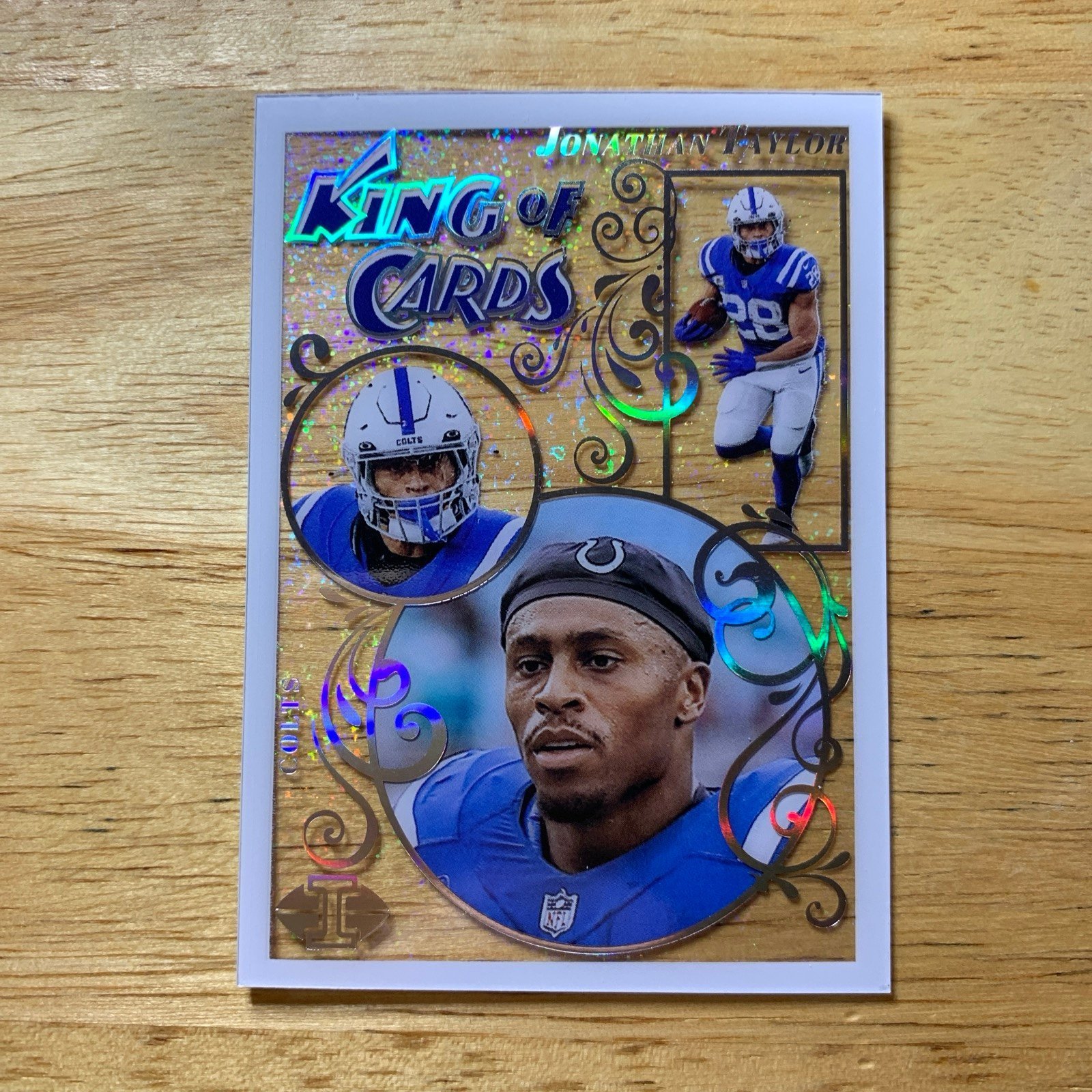 2023 Panini Illusions Johnathan Taylor King of Cards Stardust Case Hit SSP SP