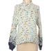 Anthropologie Chunky Knit Gaia Blue Turtleneck Sweater XS