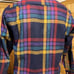 St Edmonds plaid vintage long-sleeve button-up multi-color 85% wool mens Large L