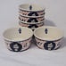 Anthropologie By Biscuit Set Of 6 A Tasty Treat For You To Eat ice cream bowls