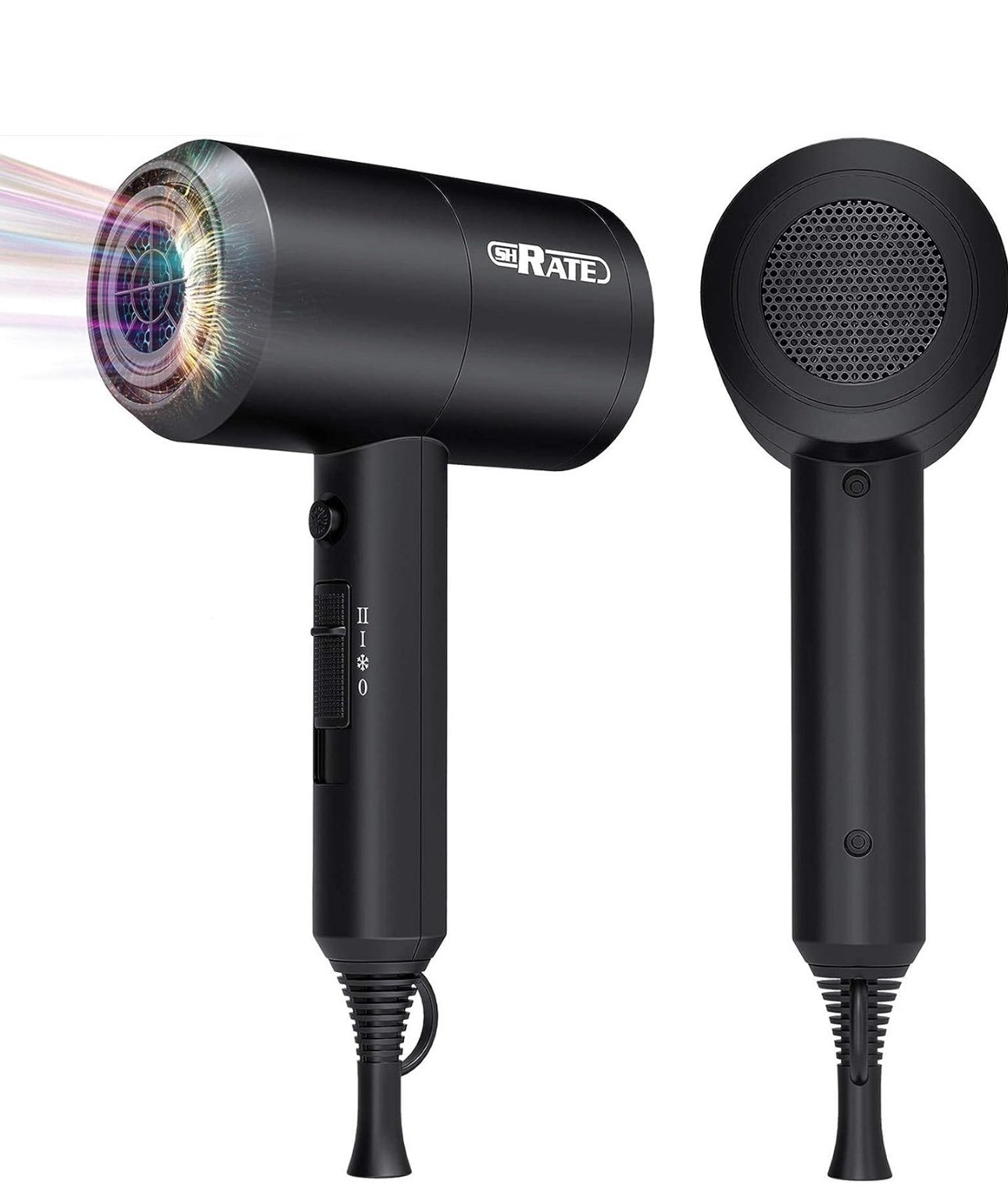 SHRATE Ionic Hair Dryer Professional Salon 1800W 2 Speed, 3 Heating, Low Noise N