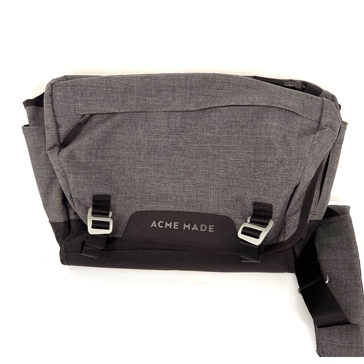 Acme Made San Francisco - Divisadero Attache Grey Messenger Bag AM21321
