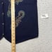 Vintage Koret Women's Large Pure Wool Cardigan Sweater Vest Embroidery V-Neck