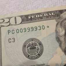 2017-A Star Note w/Unique Serial Number