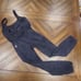 Free People Good Karma Washed Black Onesie M/L