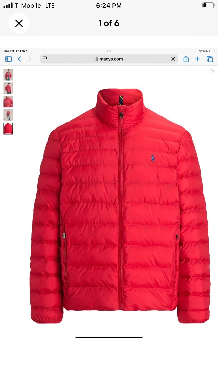 Ralph Lauren puffer jacket