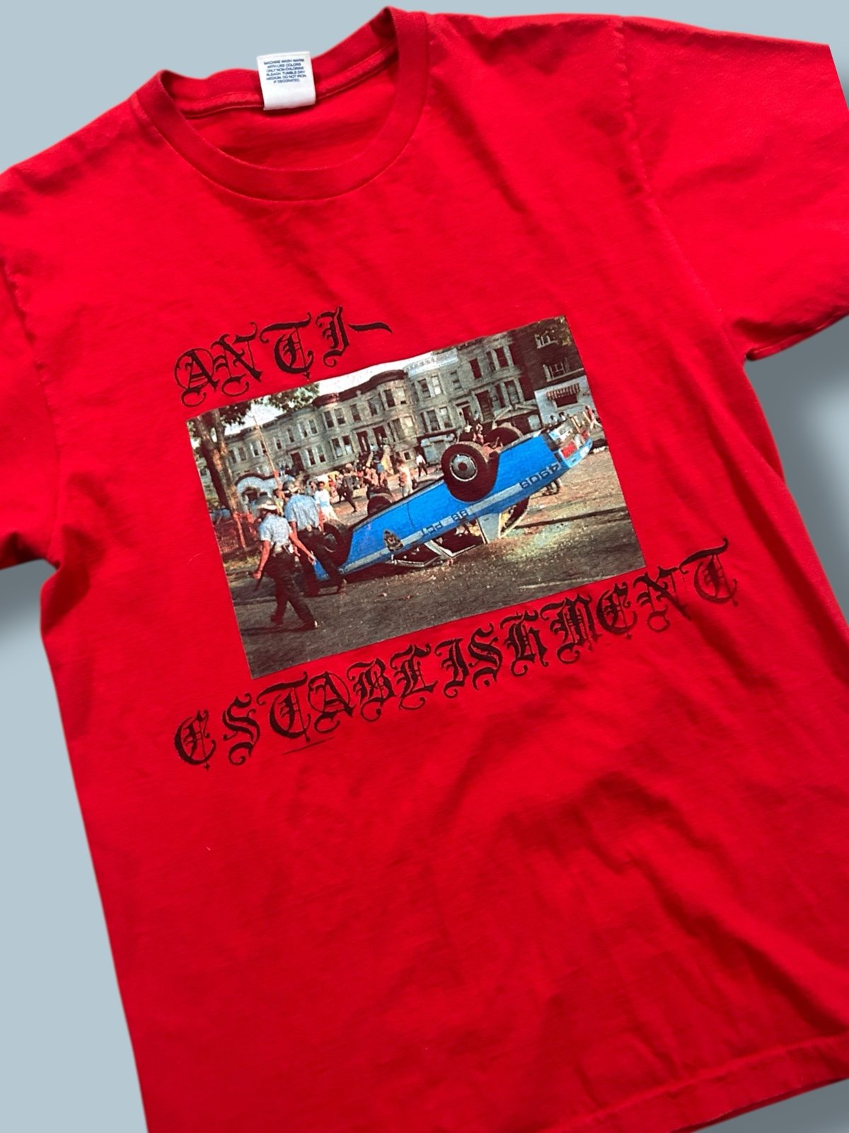 Supreme Anti Establishment Tee Rare