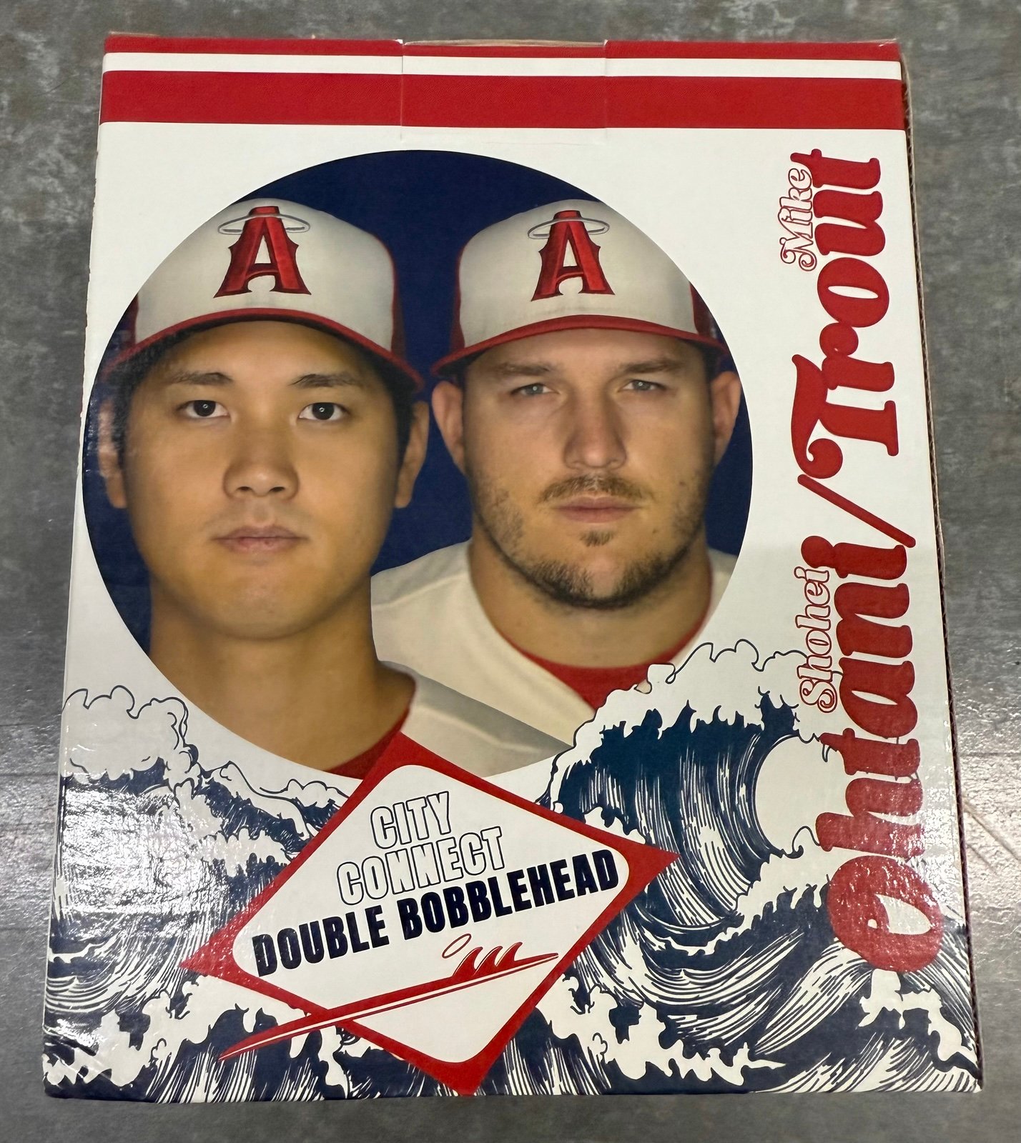 Shohei Ohtani Mike Trout City Connect Bobblehead