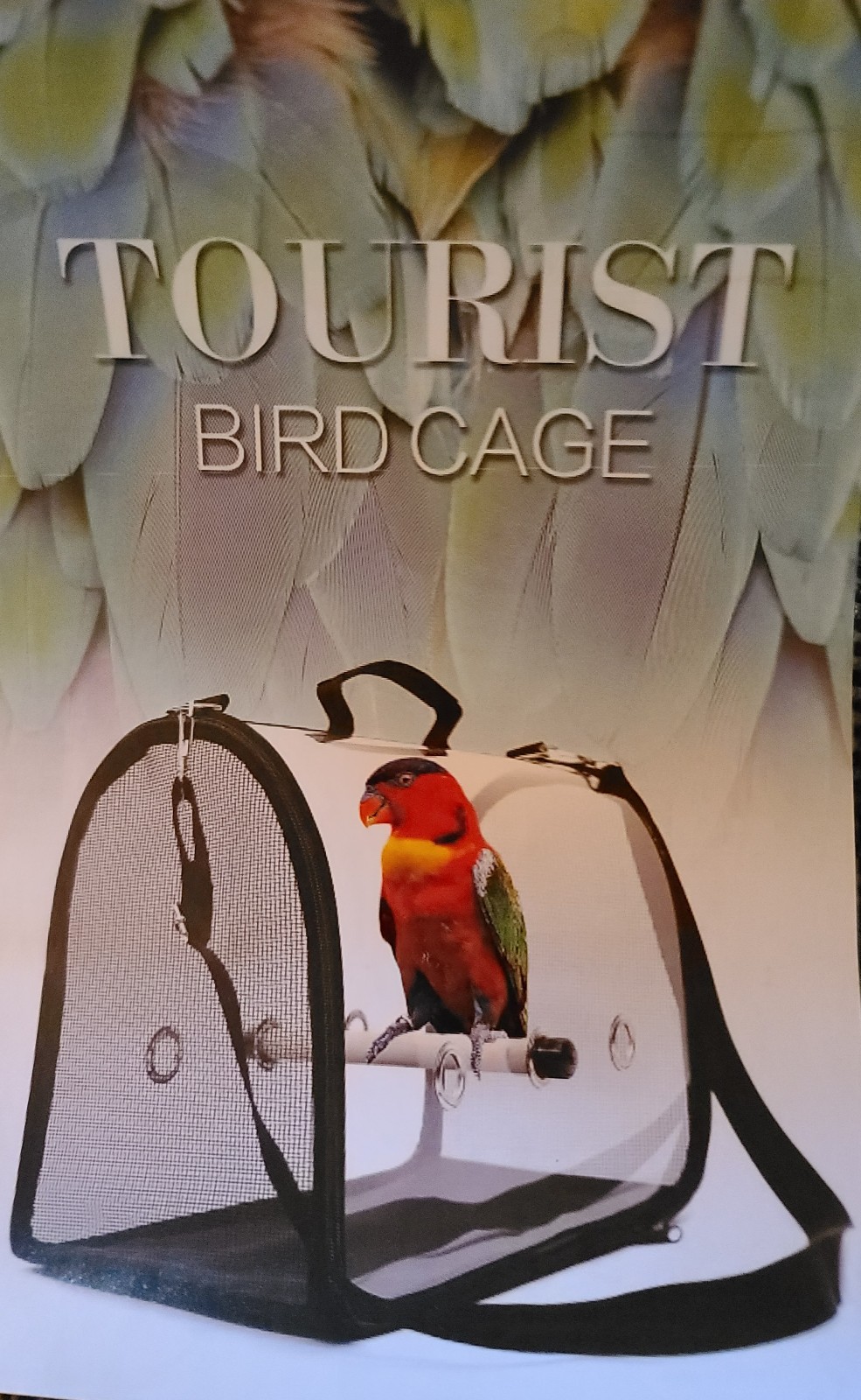 Bird Travel Cage, Portable Pet Bird Parrot Carrier