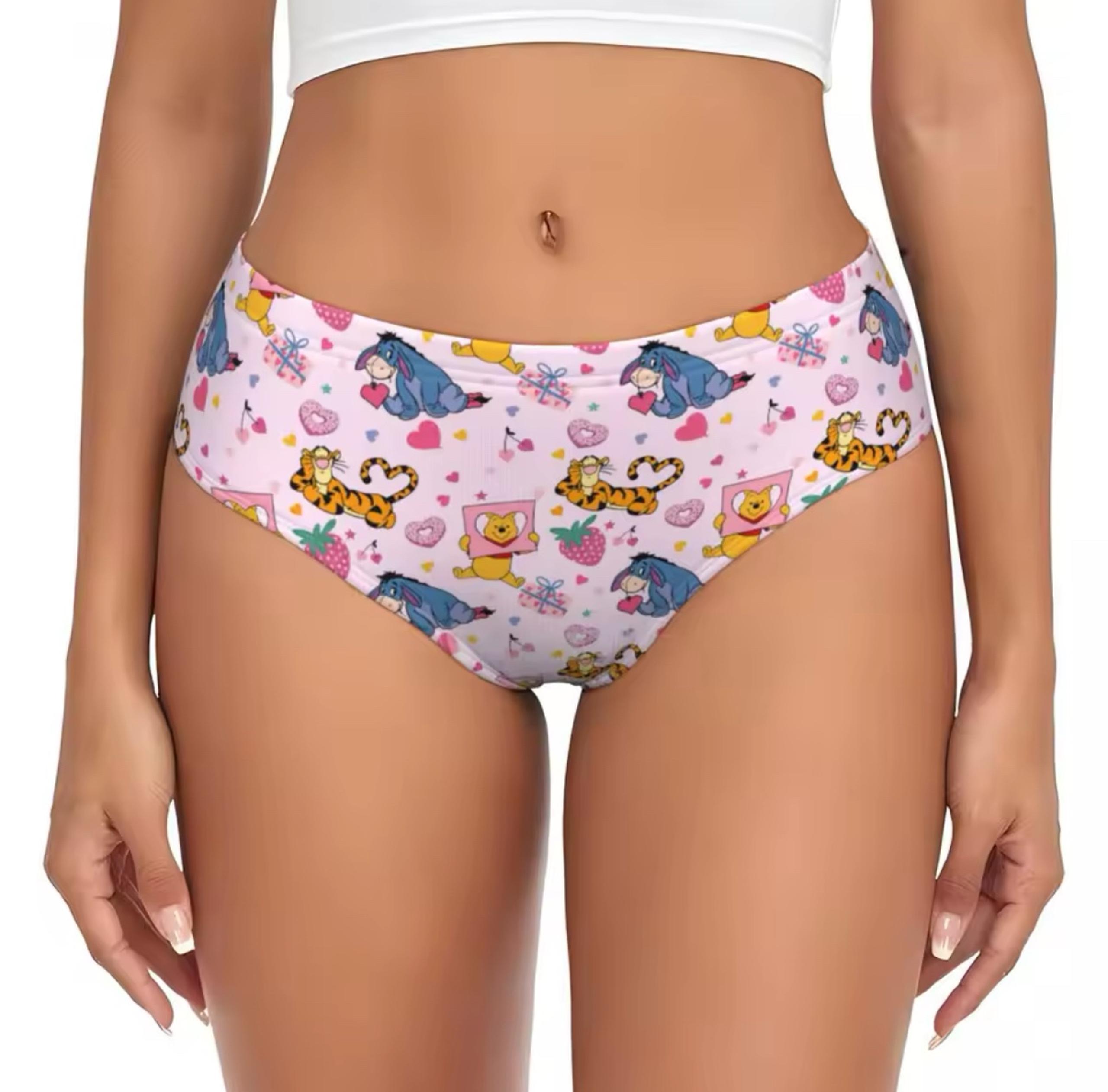 Custom Disney Winnie the Pooh, brief Panties Adult women’s XLarge size