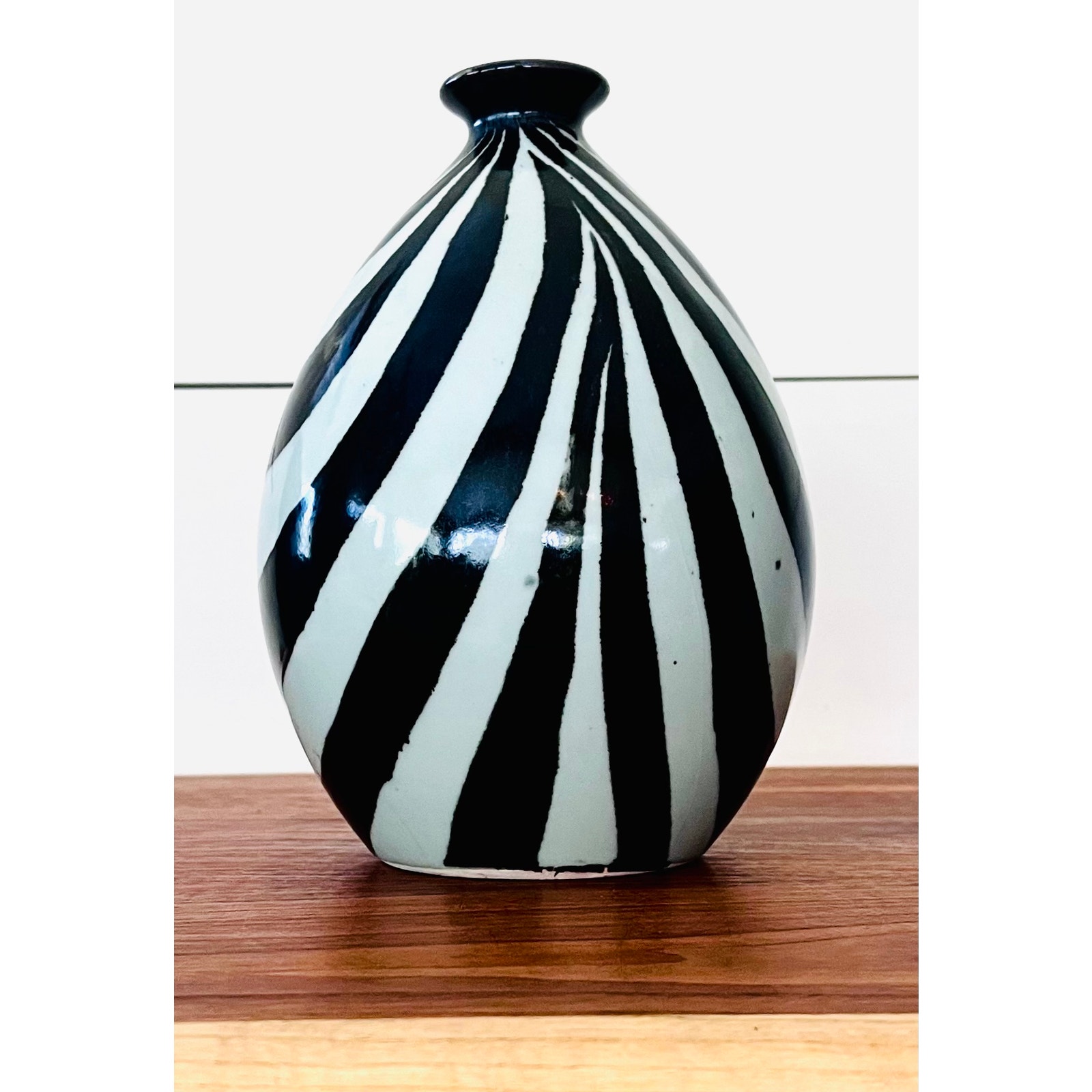 Retro Zebra Bud Vase