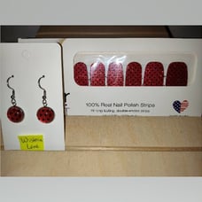 Wisteria Lane Color Street Earring & Nail Bundle - VHTF!