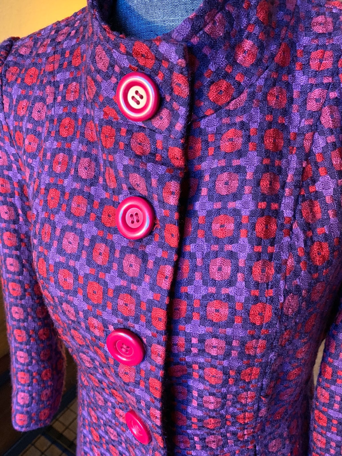 pleated peacoat