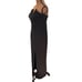 Betsy & Adam Scuba Crepe Strapless Tuxedo Gown in Black – Size 8P – NWT