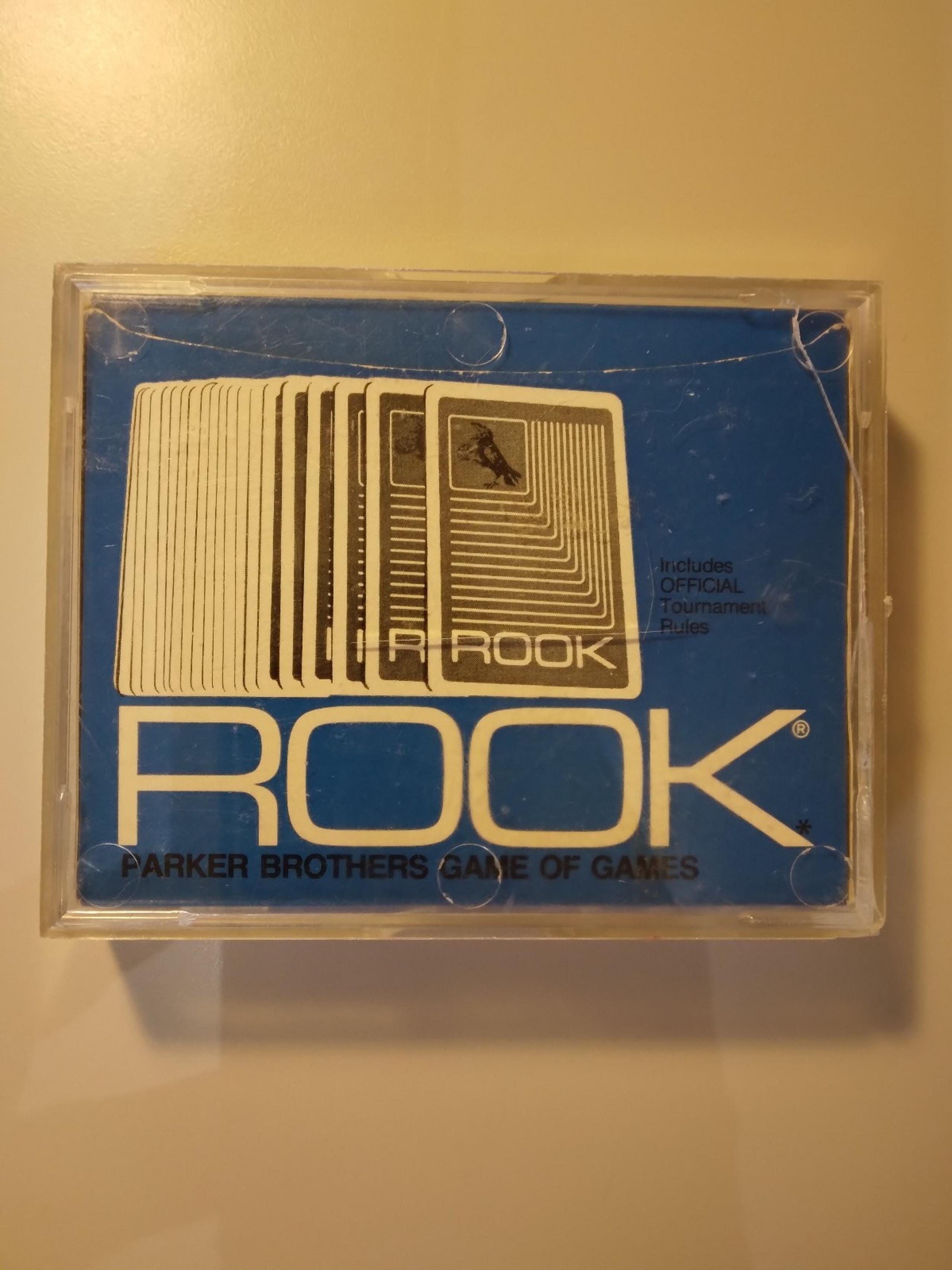 Vintage Rook Card Game Blue 1972  COMPLETE Parker Brothers Classic