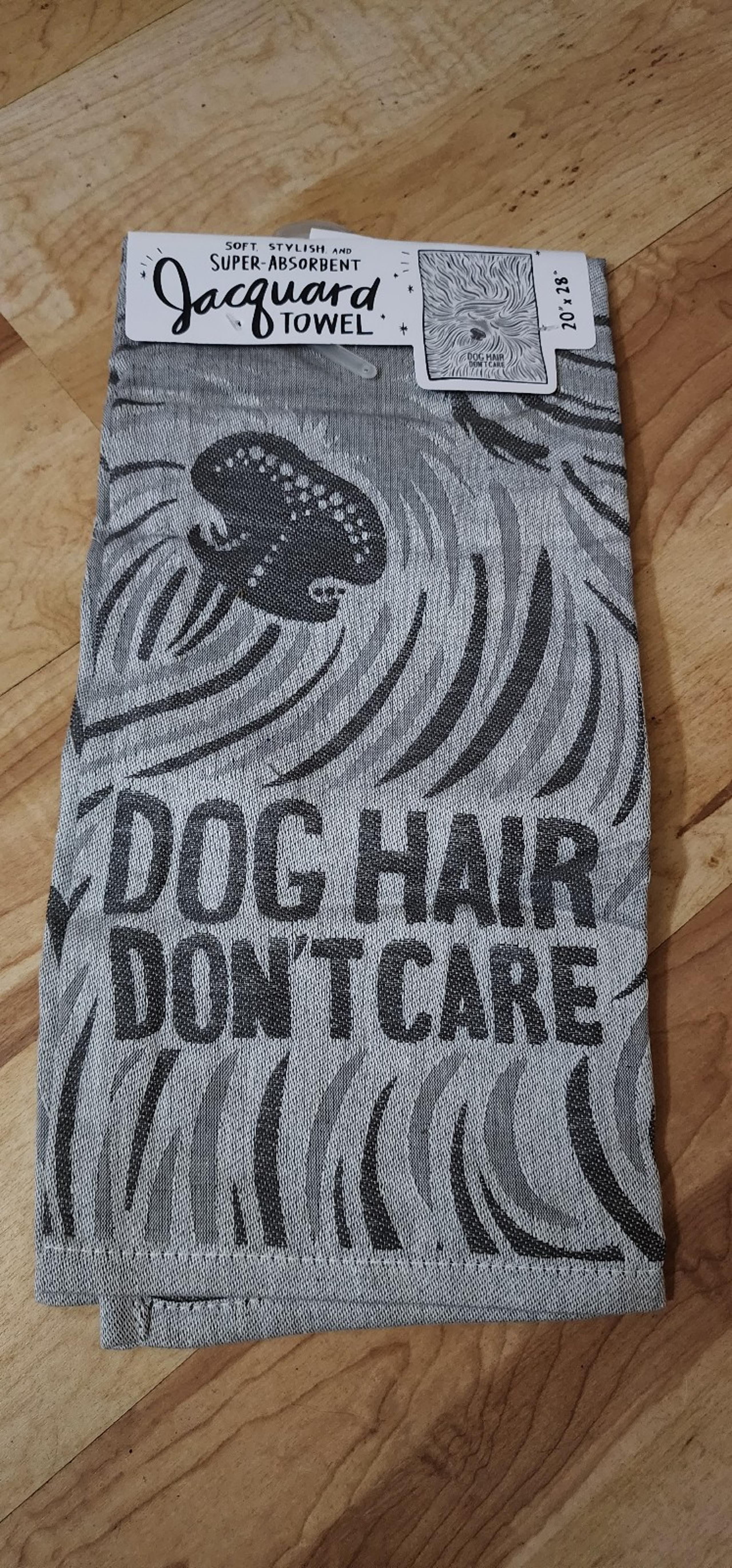 Dog hair don't care towel