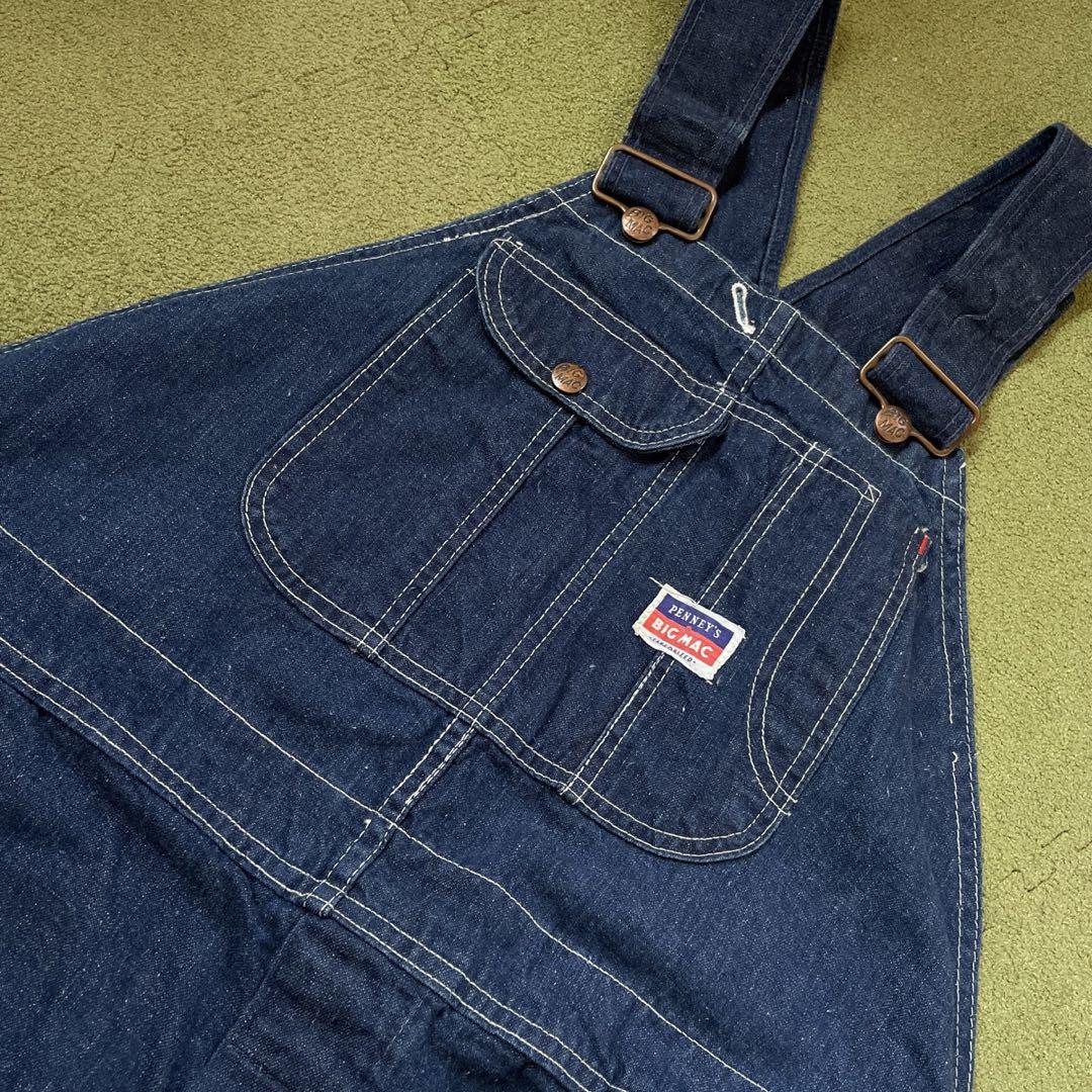 ## Deep Navy Excellent Condition 50s BIGMAC Overalls Original Vintage w40-42