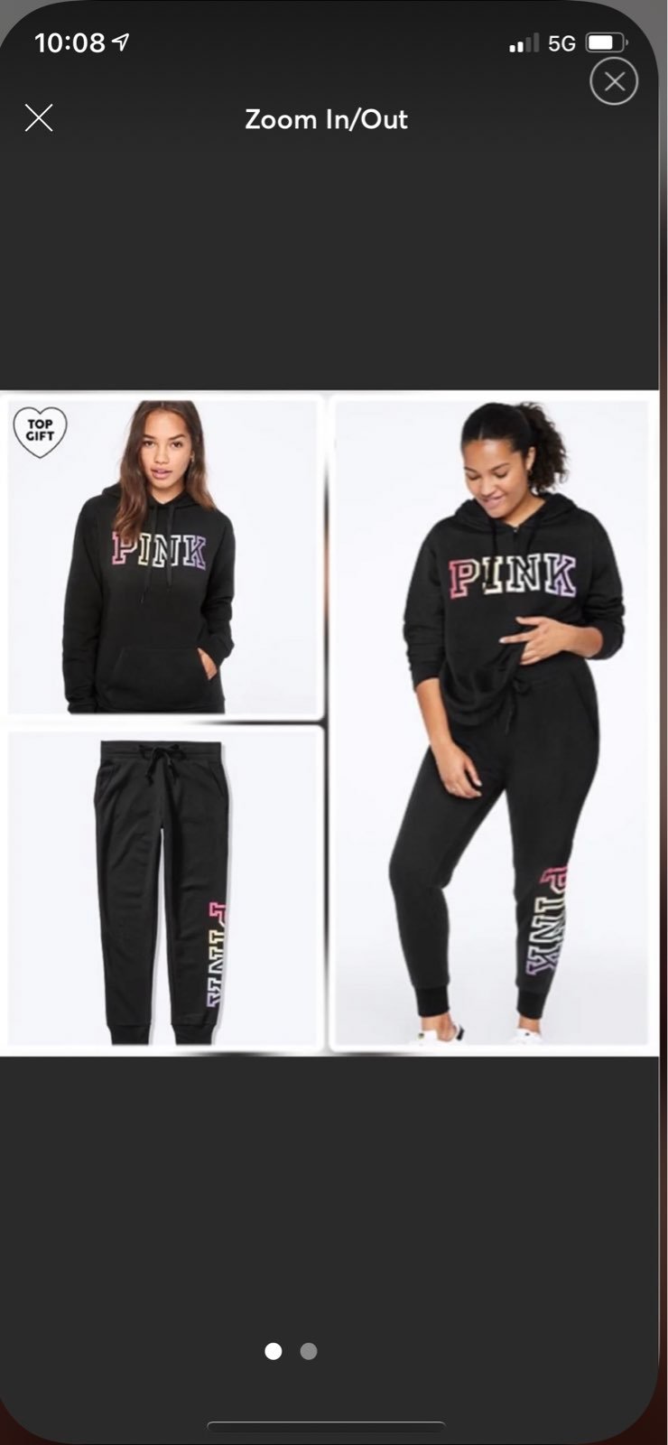 VS PINK XL jogger set