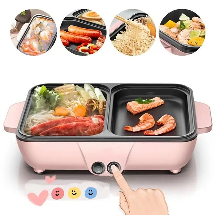 Multifunction Cooking Pot Electric Burner Cut-out Bake-pan All-In-One