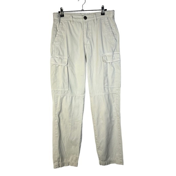 One Teaspoon Off White Cargo Motion Straight Leg Pants 28