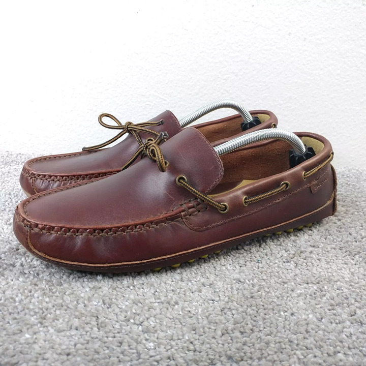 Cole Haan Gunnison Driving Moccasin Loafers Mens 7 Shoes Brown Leather Slip On