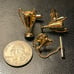 Vintage Swank Tivoli Gold Tone Trophy Cup Award Winner Cuff Links Tie