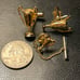 Vintage Swank Tivoli Gold Tone Trophy Cup Award Winner Cuff Links Tie