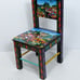 Manuel Cuyo Handmade and Painted Tigua Kids Chair: Ecuador Folk Art / Rural Life