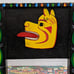 Manuel Cuyo Handmade and Painted Tigua Kids Chair: Ecuador Folk Art / Rural Life