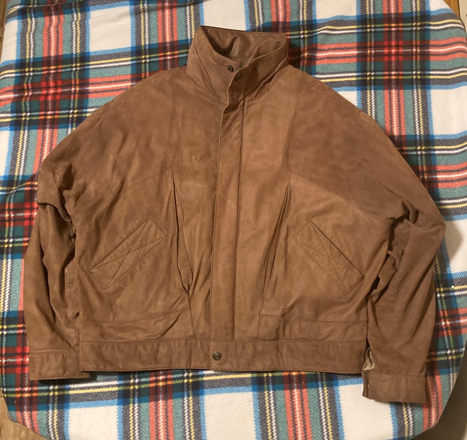 Vintage Adventure Bound Originals XL Leather Thinsulate Zip Up Bomber Jacket