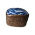 Vintage Chinese Blue and White Porcelain 2 1/4 Small Shard Box