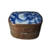 Vintage Chinese Blue and White Porcelain 2 1/4 Small Shard Box