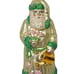 1997 Patricia Breen Ornament Santa Dreams of Spring Tulips Yellow Glass #9790