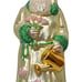 1997 Patricia Breen Ornament Santa Dreams of Spring Tulips Yellow Glass #9790