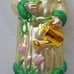 1997 Patricia Breen Ornament Santa Dreams of Spring Tulips Yellow Glass #9790