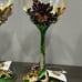 Luxury Flowers Enamel Handcraft Artisan Painted Wine Glass set.