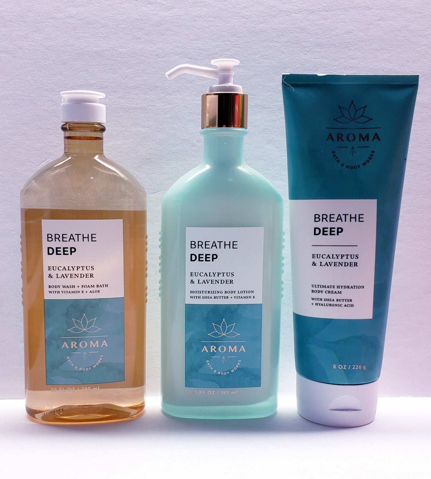 Bath & Body Works EUCALYPTUS & LAVENDER Body Cream, Body Lotion, Body Wash