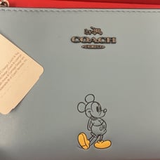 NEW COACH LIMITED EDITION MICKEY MOUSE BLUEJAY BLUE WRISTLET-F5626 6B