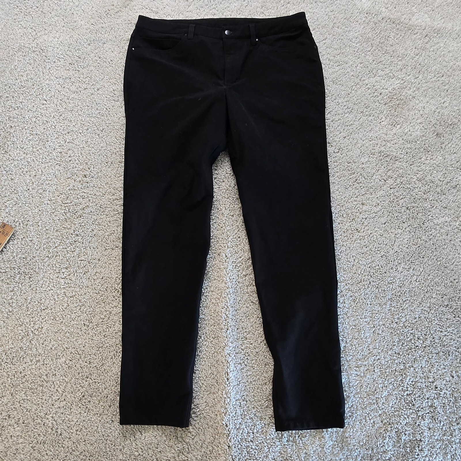 Lululemon Mens Performance Office Chino Pants Mens 36x32 Black
