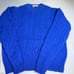 Vintage 60s Aston Shetland Wool Cable Knit Sweater size 42 men’s large