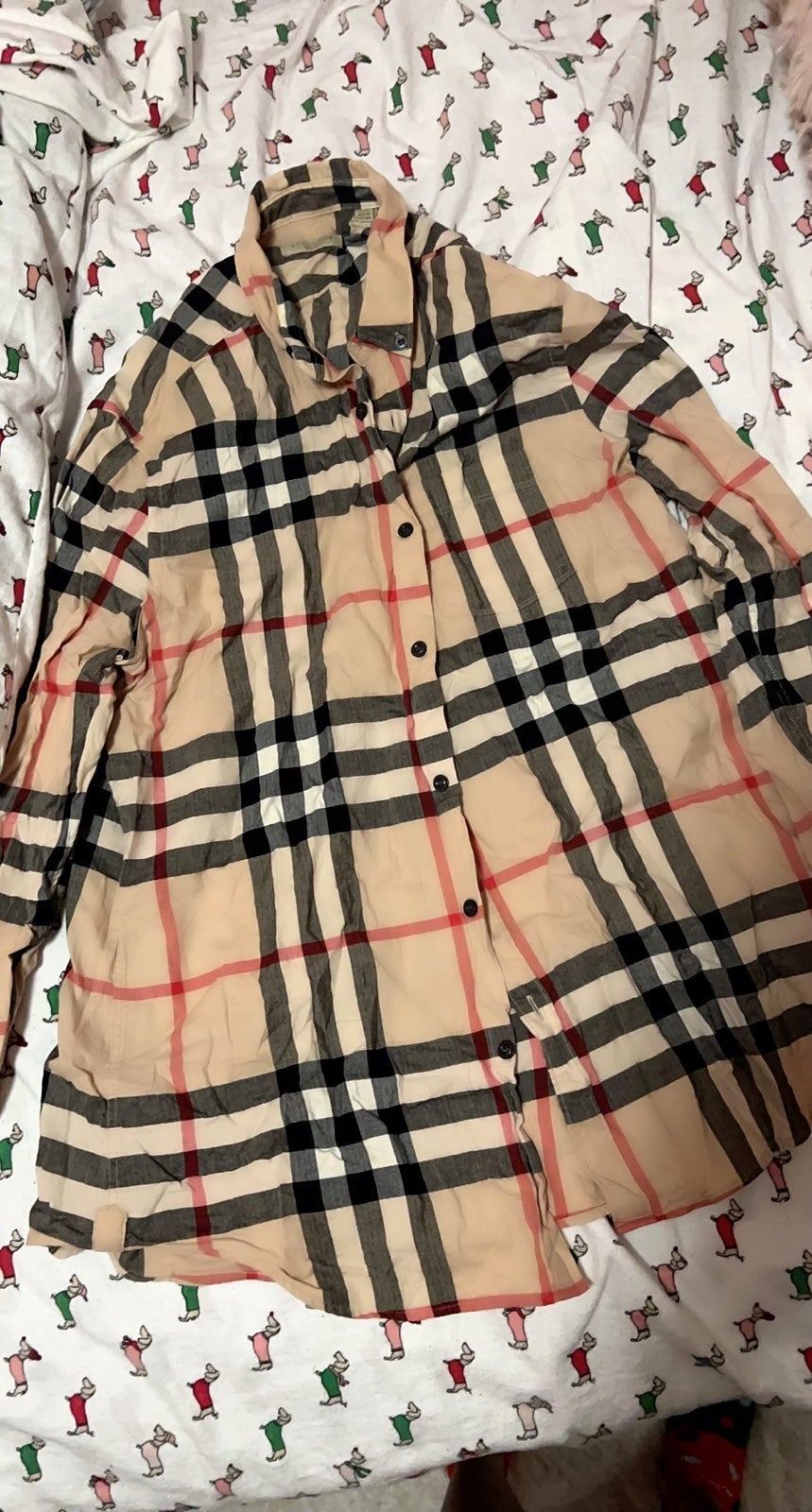 Burberry brit long sleeve shirt 2025