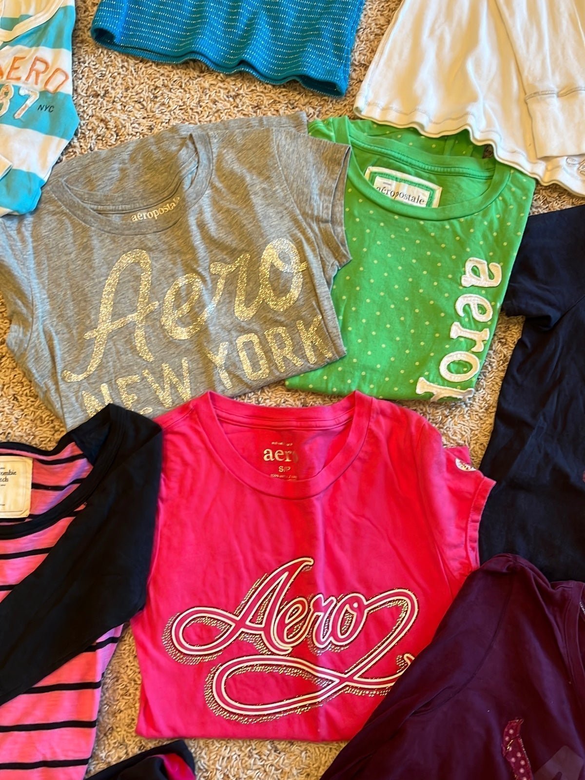Lot sales of shirts- Hollister,Abercrombie,Aeropostale,American eagle