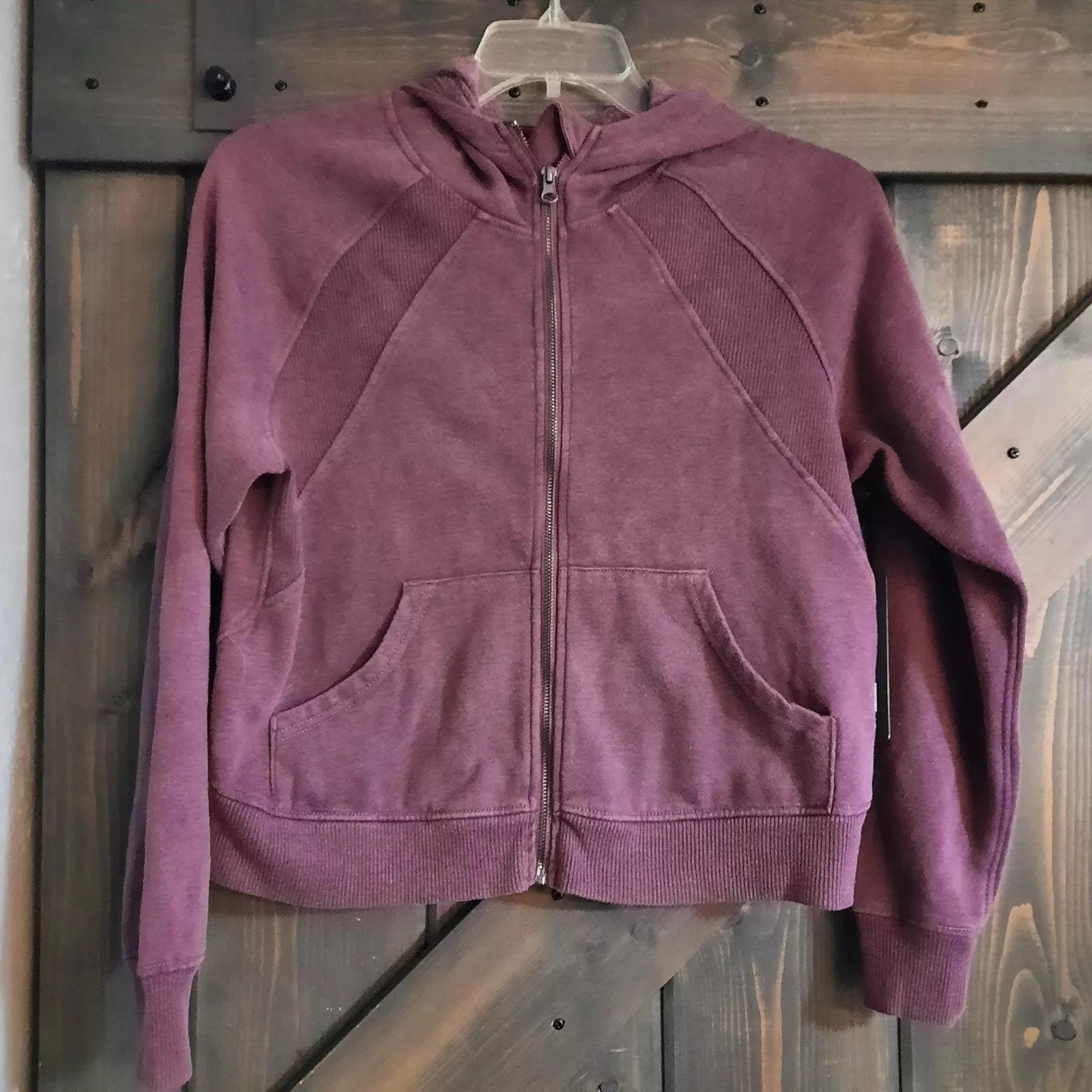 S Hoodie Adult Small Womens Jacket Sweater Crop wine 90 Degree by Reflex