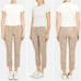 Theory Check Pattern Pants in Grid Stretch Cotton Size 6