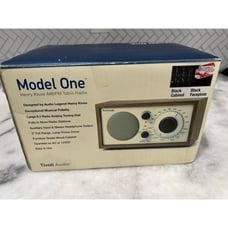 Model One AM/FM Modern Table Radio Tivoli Audio M1BBS Black Silver